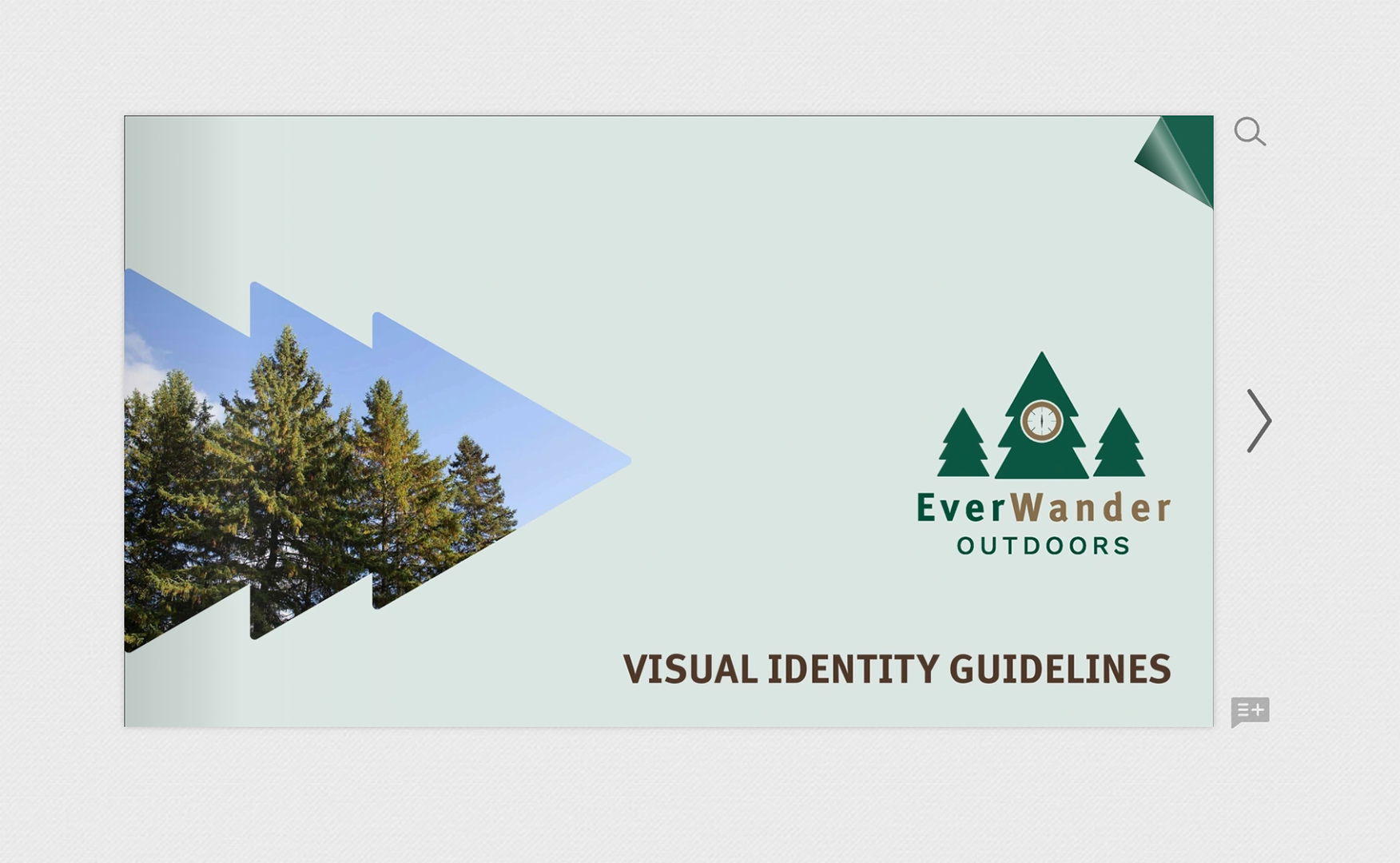 Outdoor Company Brand Book project thumbnail